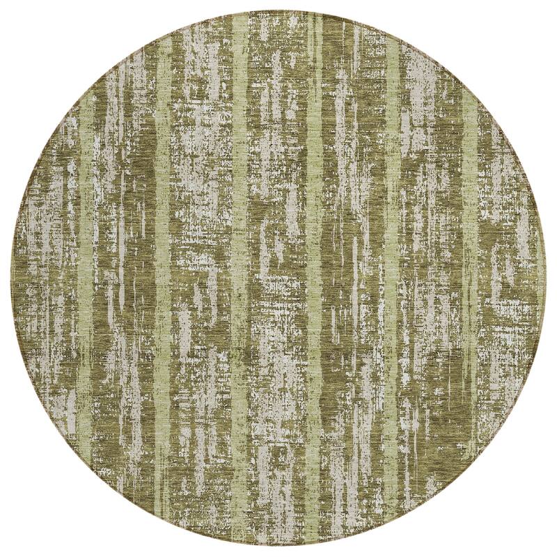 Machine Washable Indoor/ Outdoor Chantille Ombre Stripe Rug