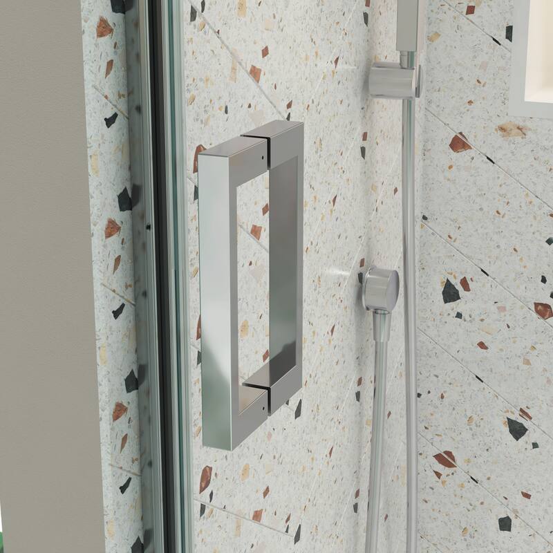 60"W x 58"H Frameless Single Sliding Shower Door - 60'' x 54''