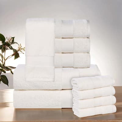 Superior Aria Turkish Cotton Heavyweight 10-Piece Towel Set