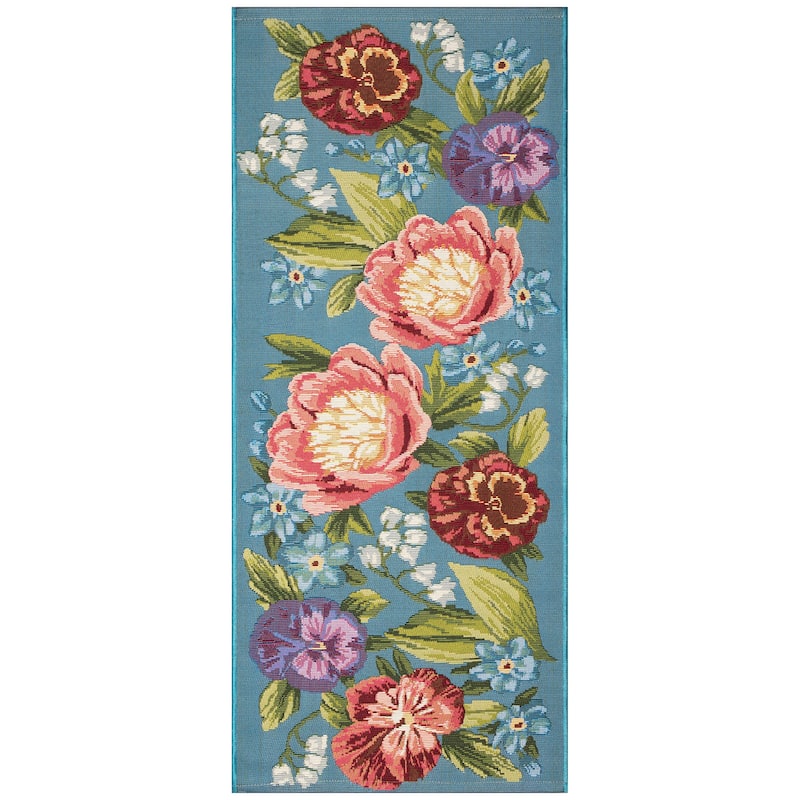 Liora Manne Esencia Secret Garden Indoor/Outdoor Mat