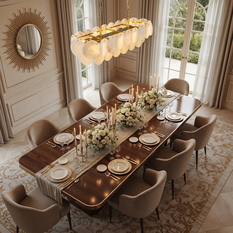 KAYLA Modern Natural Marble Living Room Chandeliers