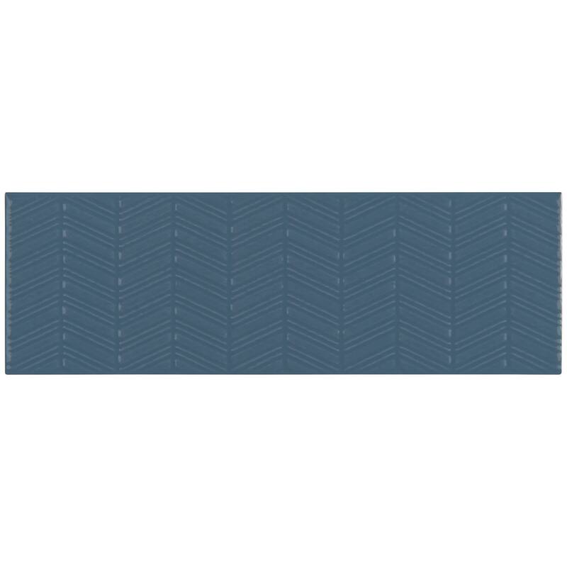 Ackland AKNPTMETMIX4X12G-CA Metrola - 4" x 12" Ceramic Herringbone and - Cavern