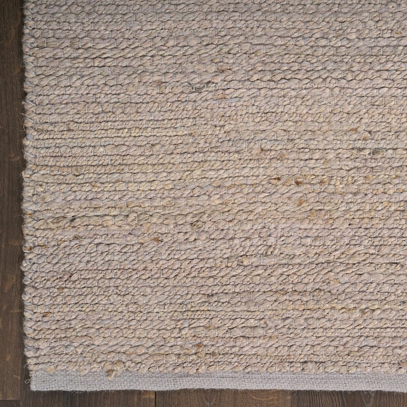Nourison Natural Jute Indoor only Solid Area Rug