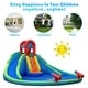 preview thumbnail 4 of 5, Inflatable Water Slide Bounce House with Mighty Splash Pool - Multi