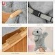 preview thumbnail 16 of 18, Rabbit Rocking Horse with Sounds, Safety Belt, and Poplar Wood Base, Ages 18-36 Months, ASTM Certified