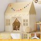 preview thumbnail 6 of 5, Kids Play Tent Indoor with Mat, Tassel Garland, Star Lights