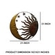 preview thumbnail 2 of 1, Celestial Bronze Sun, Star, and Moon Wall Decor