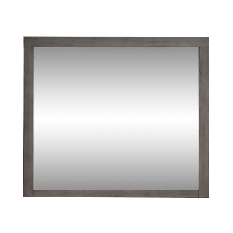 Tanners Creek Greystone Framed Mirror 41 x 36 Inches - Grey