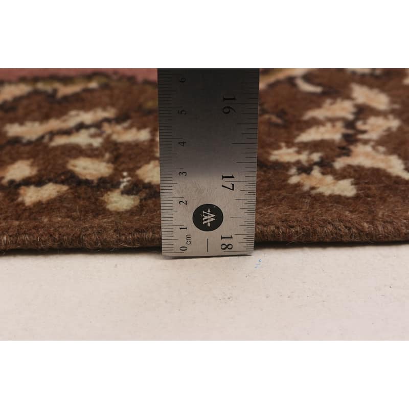 ECARPETGALLERY Hand-knotted Melis Vintage Cream Wool Rug - 3'10 x 7'3