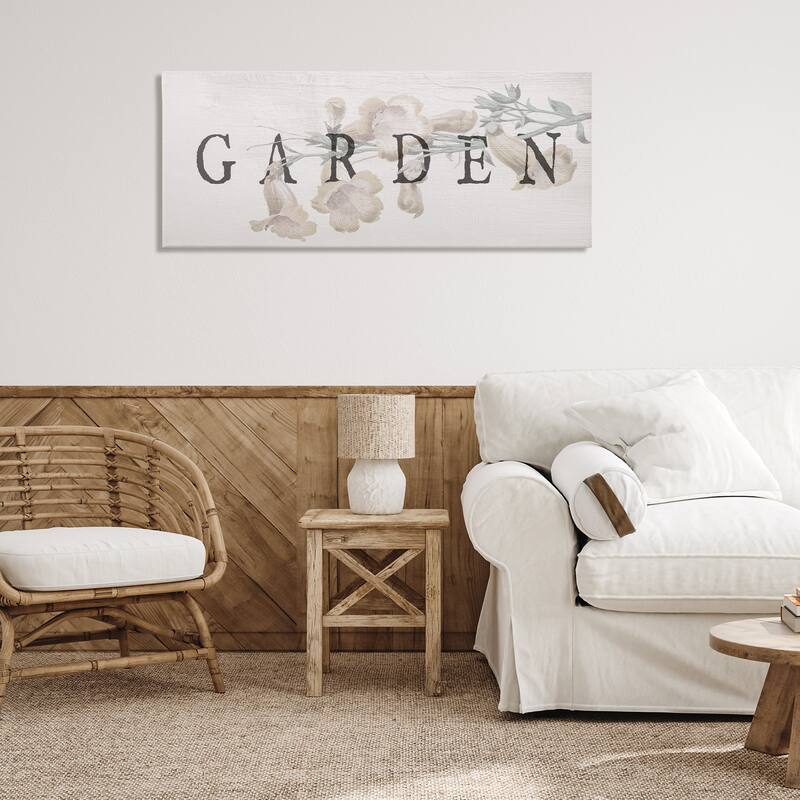 Stupell Rustic Garden & Flower Canvas Wall Art Design By Lil' Rue