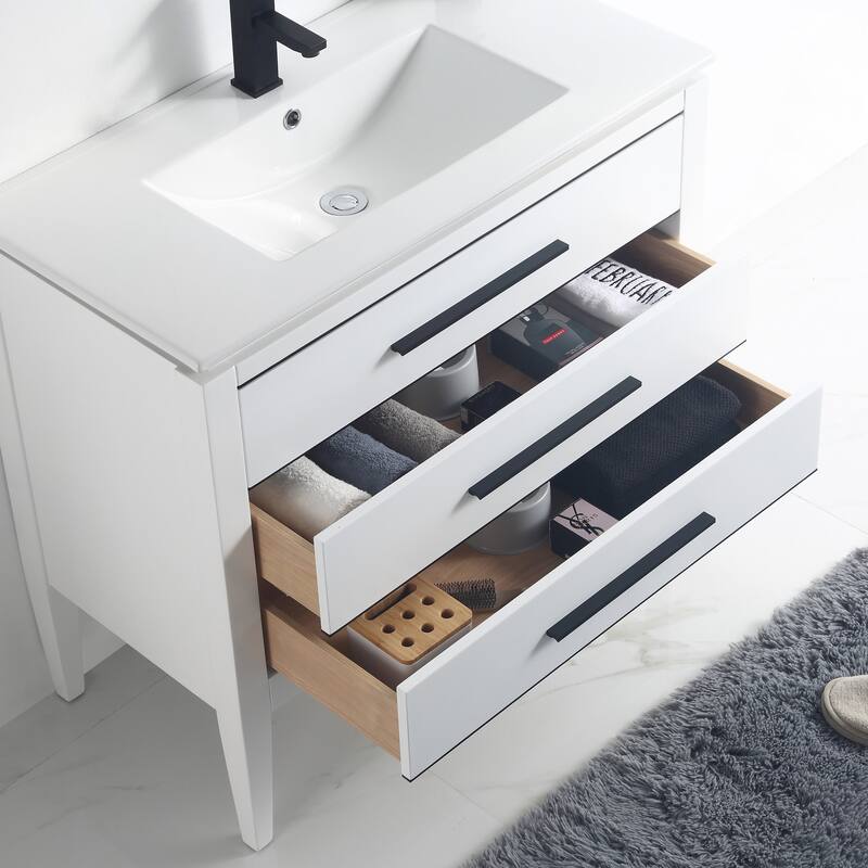 Ayer 36" Single Bathroom Vanity Set - 18D x 36W x 33H