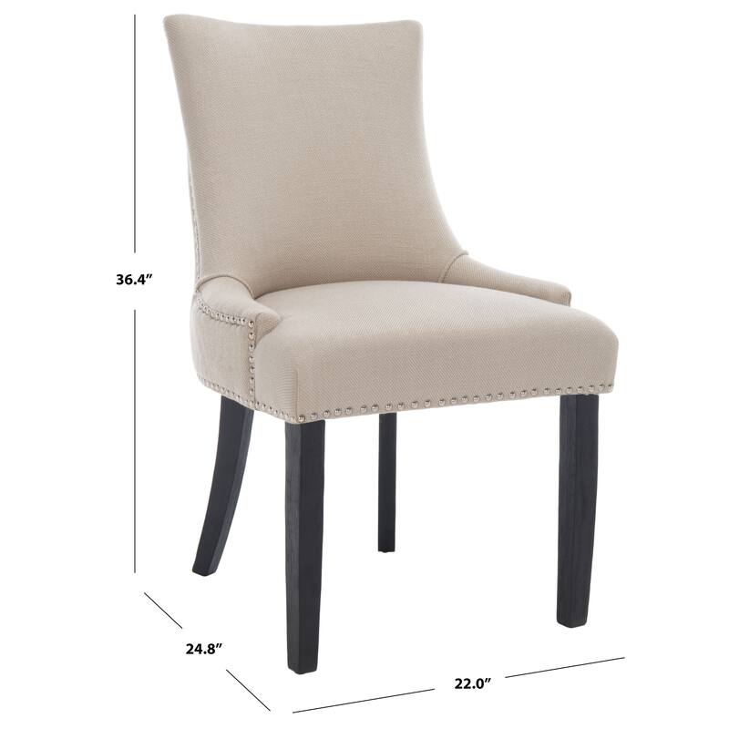 SAFAVIEH Lester Dining Chair (Set of 2) - 24"W x 25"D x 39"H