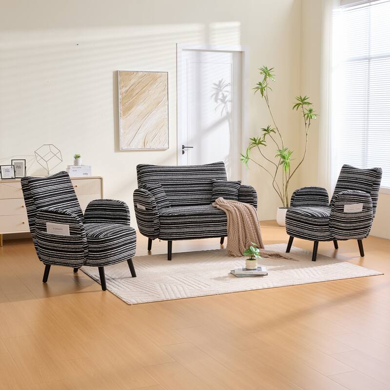 Modern style two-seater sofa