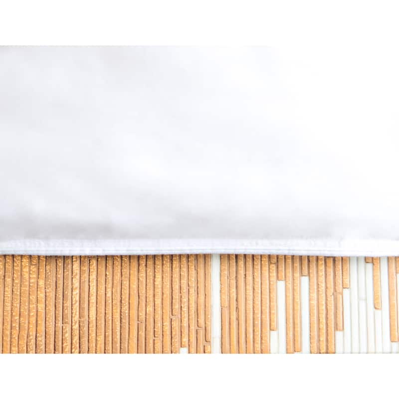 Highland Feather 600 Loft White Down Cordoba Duvet/Comforter Summer|All Season|Winter 233TC Casing with Corner Ties