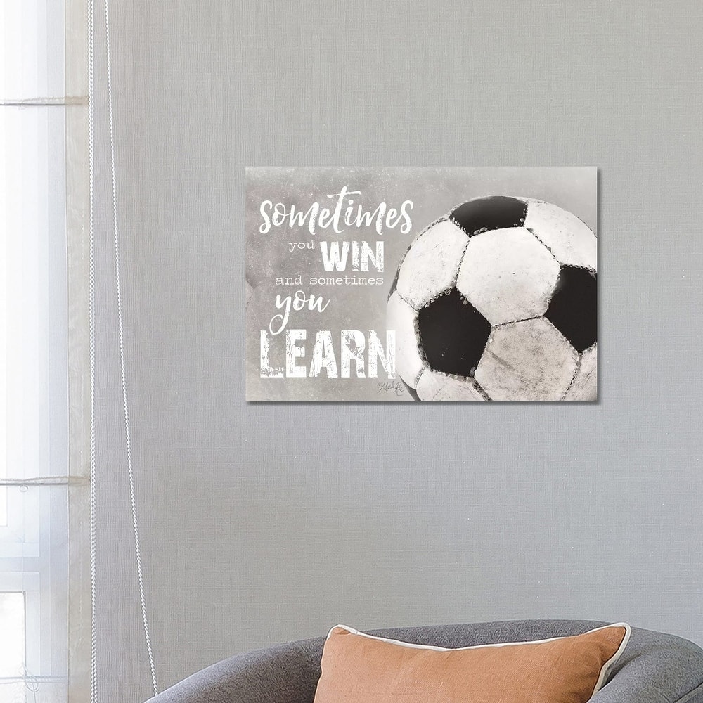 iCanvas "Soccer -Sometimes You Win" by Marla Rae Canvas Print