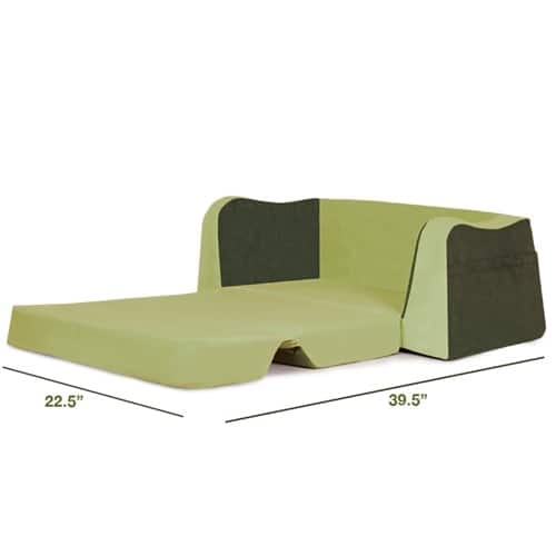 dimension image slide 3 of 6, P'kolino Little Reader Sofa