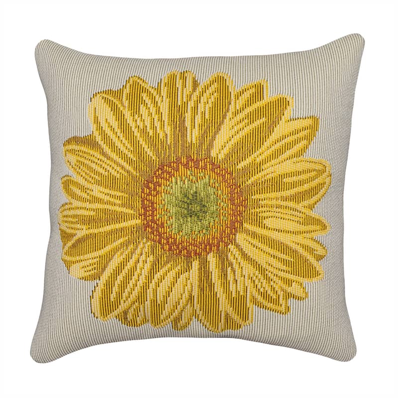 Liora Manne Marina Garden Flower Indoor/Outdoor Pillow