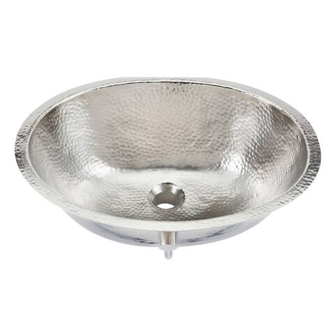 Freud 19.25" Undermount Bathroom Sink in Nickel