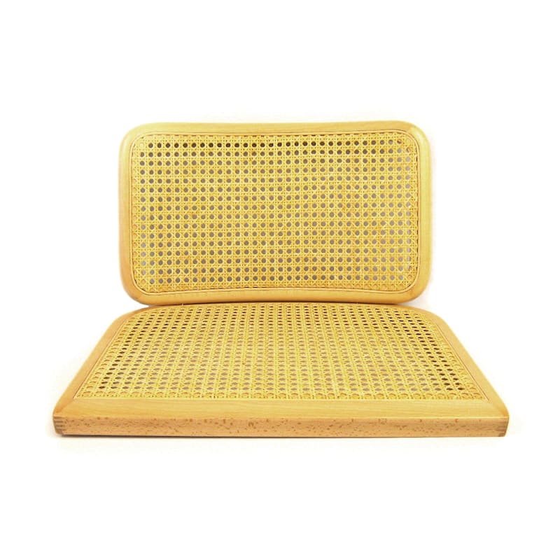 Breuer Cesca Chair Replacement Cane Seat & Back in Natural (NO Holes)