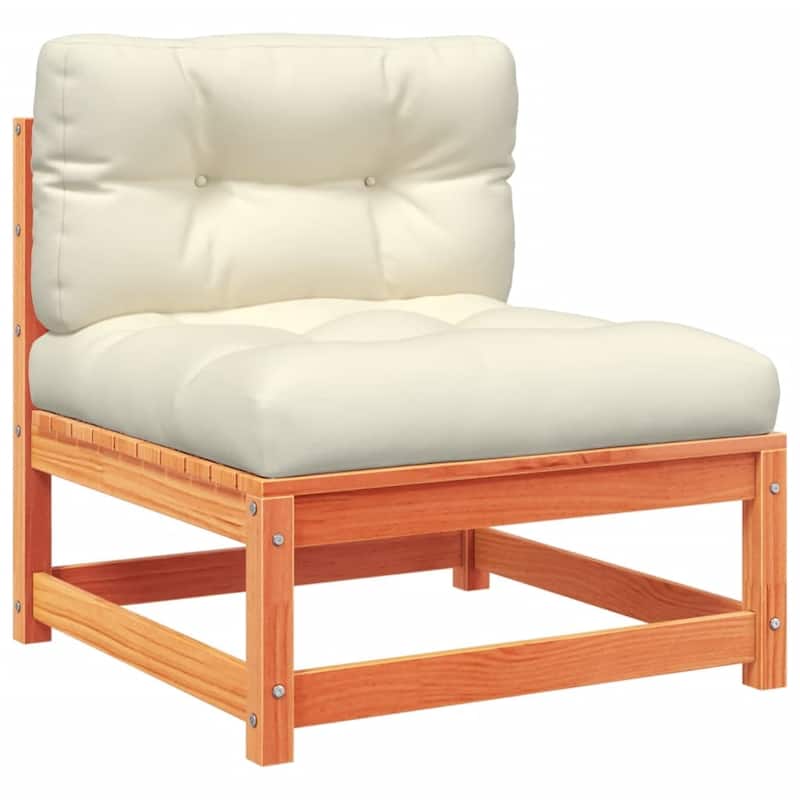 vidaXL Patio Sofa Set Solid pine wood Large Modular