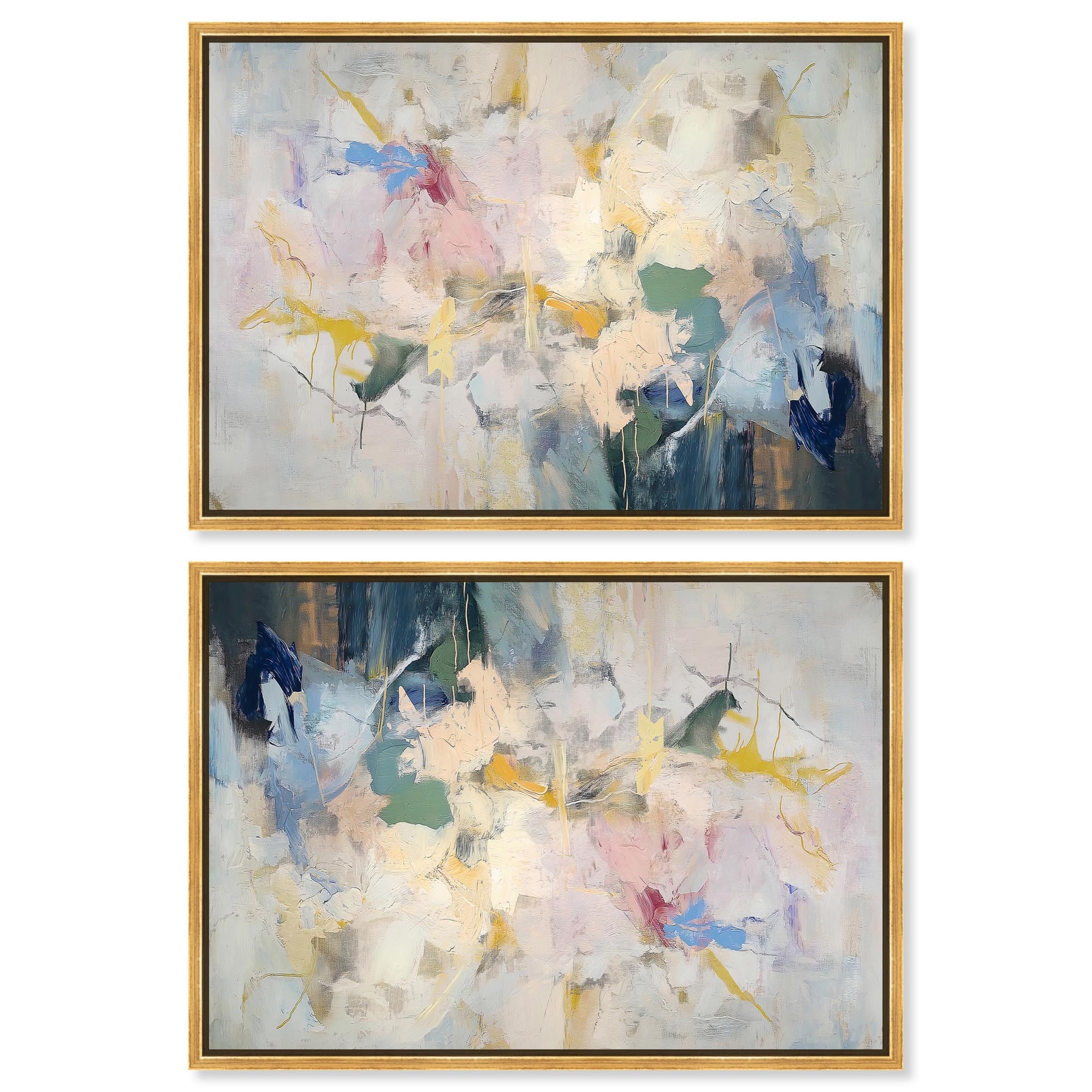 Flower Impressions Canvas by Art Remedy