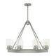 preview thumbnail 8 of 10, Hunter Hartland Wagon Wheel Chandelier - Dining Room, Kitchen, Entry - Modern Farmhouse, Industrial
