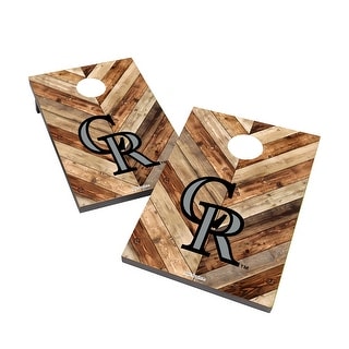 Colorado Rockies 2x4 MLB Cornhole Bag Toss