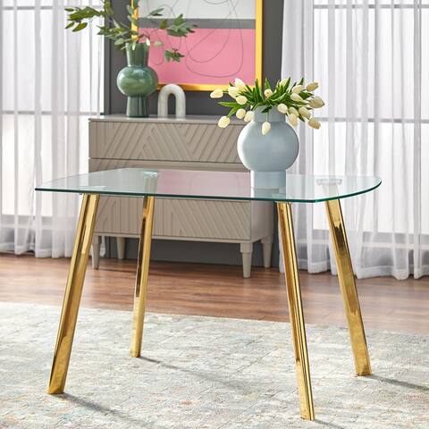 Simple Living Uptown Dining Table - Gold