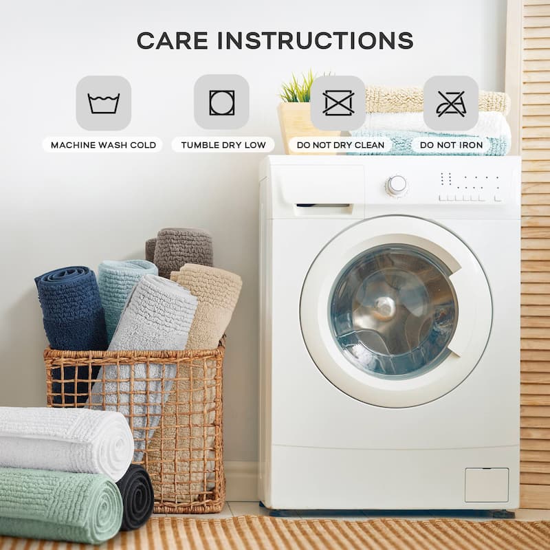 Madison Park Signature Splendor 100-percent Cotton Tufted 3000 GSM Reversible Bath Rug