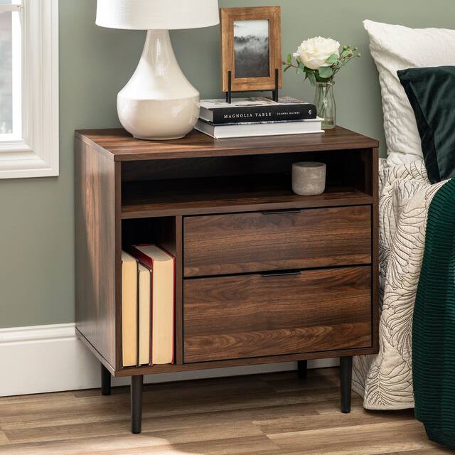 Middlebrook 25-inch Modern 2-drawer Storage Nightstand