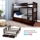 preview thumbnail 20 of 42, Max and Lily Twin Bunk Bed with Storage Drawers