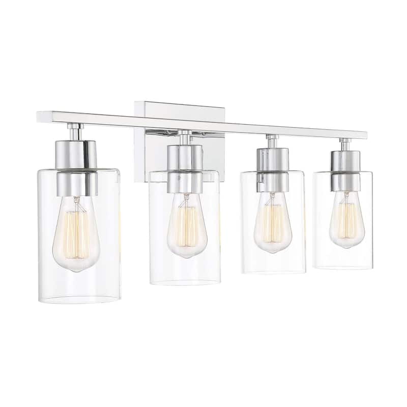 Savoy House Lambert 4 Light 31" Wide Bathroom Vanity Light with Glass