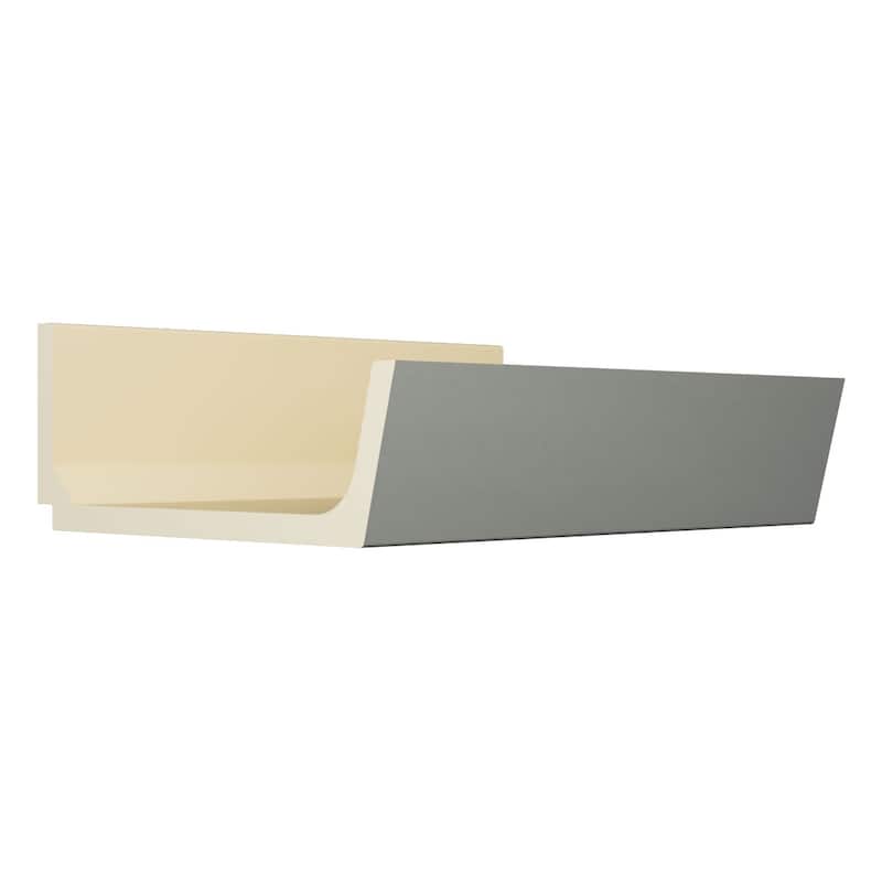 3 1/8"H x 7 7/8"P x 94 1/2"L Josie Crown Moulding - 1-Pack