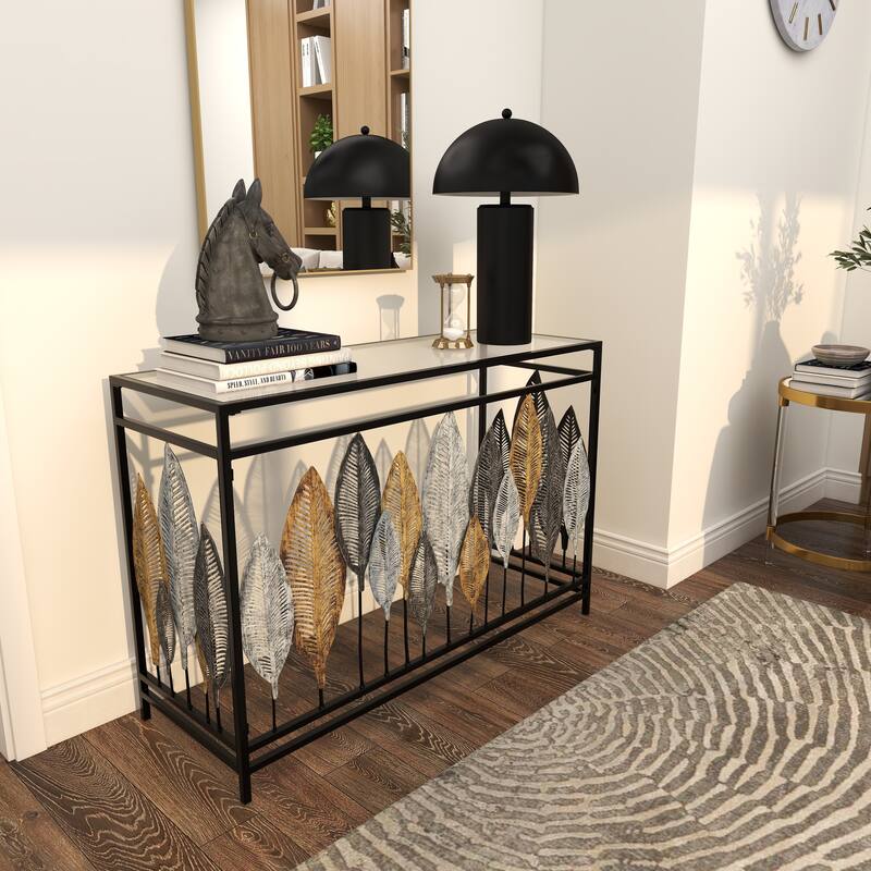 Iron Contemporary Console Table 30 x 44 x 15