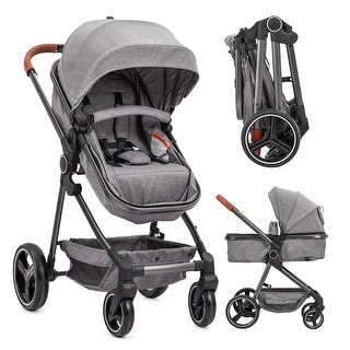 2 in 1 Convertible Baby Stroller with Bassinet Mode On Sale Bed Bath Beyond 40538484