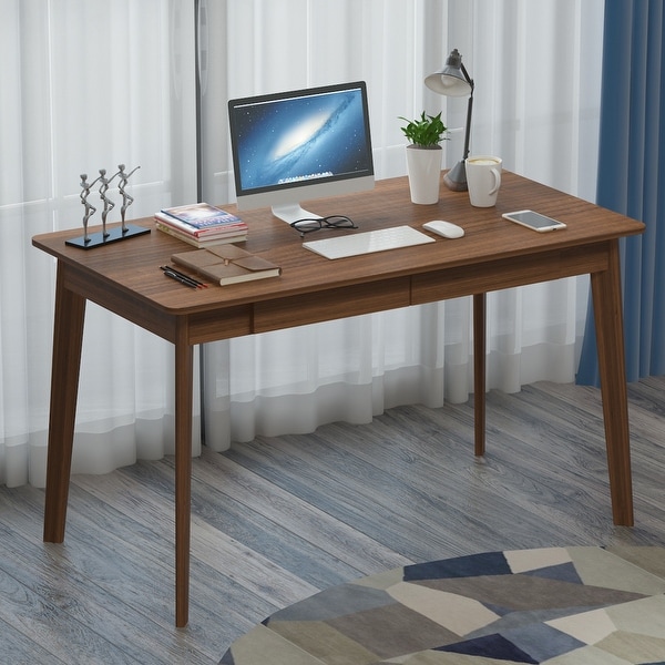 Modern Computer Desk Wood Work Tables With 2 Drawers On Sale Bed Bath Beyond 34363616