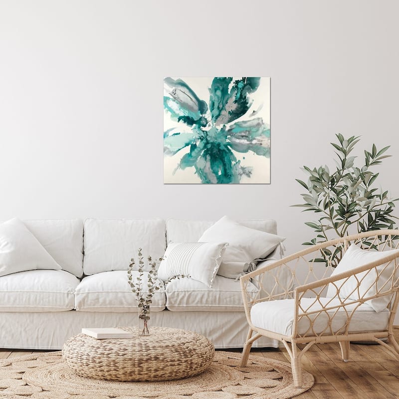 Flower Explosion Print On Acrylic Glass by Randy Hibberd