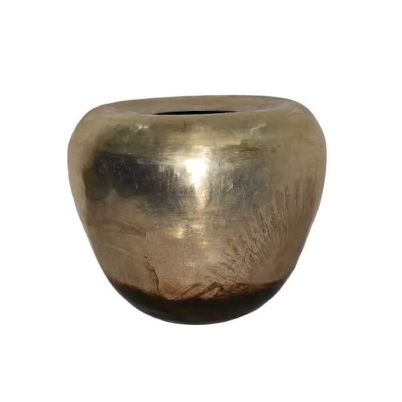 Antique-Style Metal Planter - 19.25" - Silver