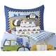 preview thumbnail 6 of 5, Dream Factory Trucks and Tractors Twin-size 5-piece Bed in a Bag with Sheet Set