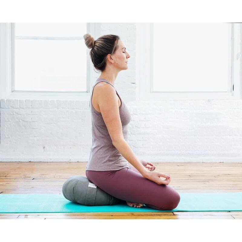 Sol Living Round Cotton Zafu Cushion Yoga Accessory