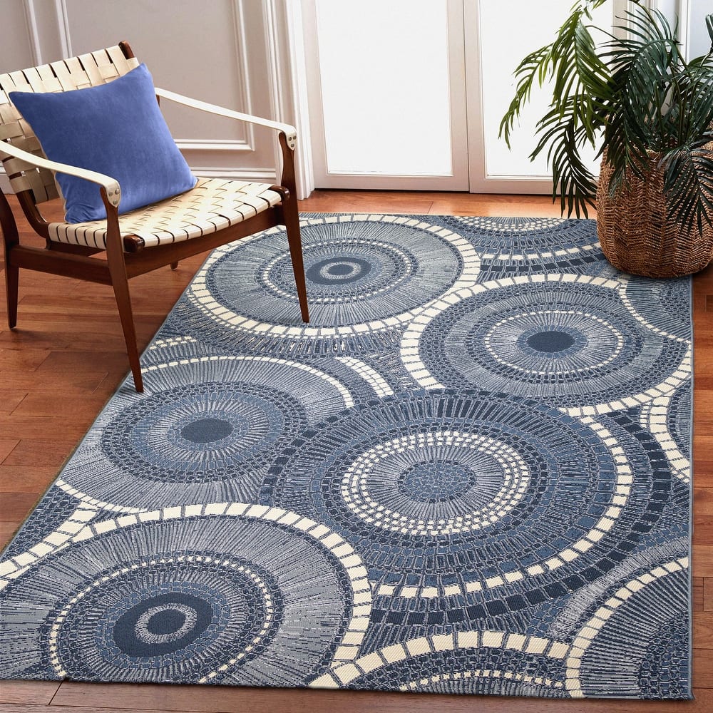 Liora Manne Marina Circles Indoor/Outdoor Area Rug