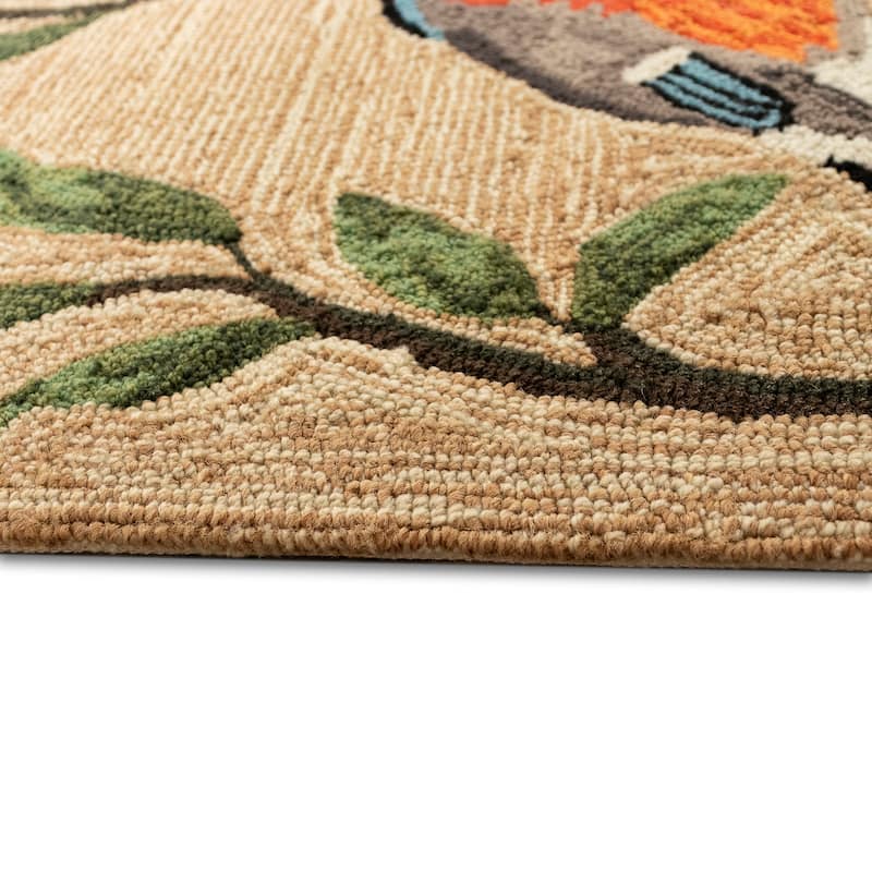 Liora Manne Ravella Birds On Branches Indoor/Outdoor Rug