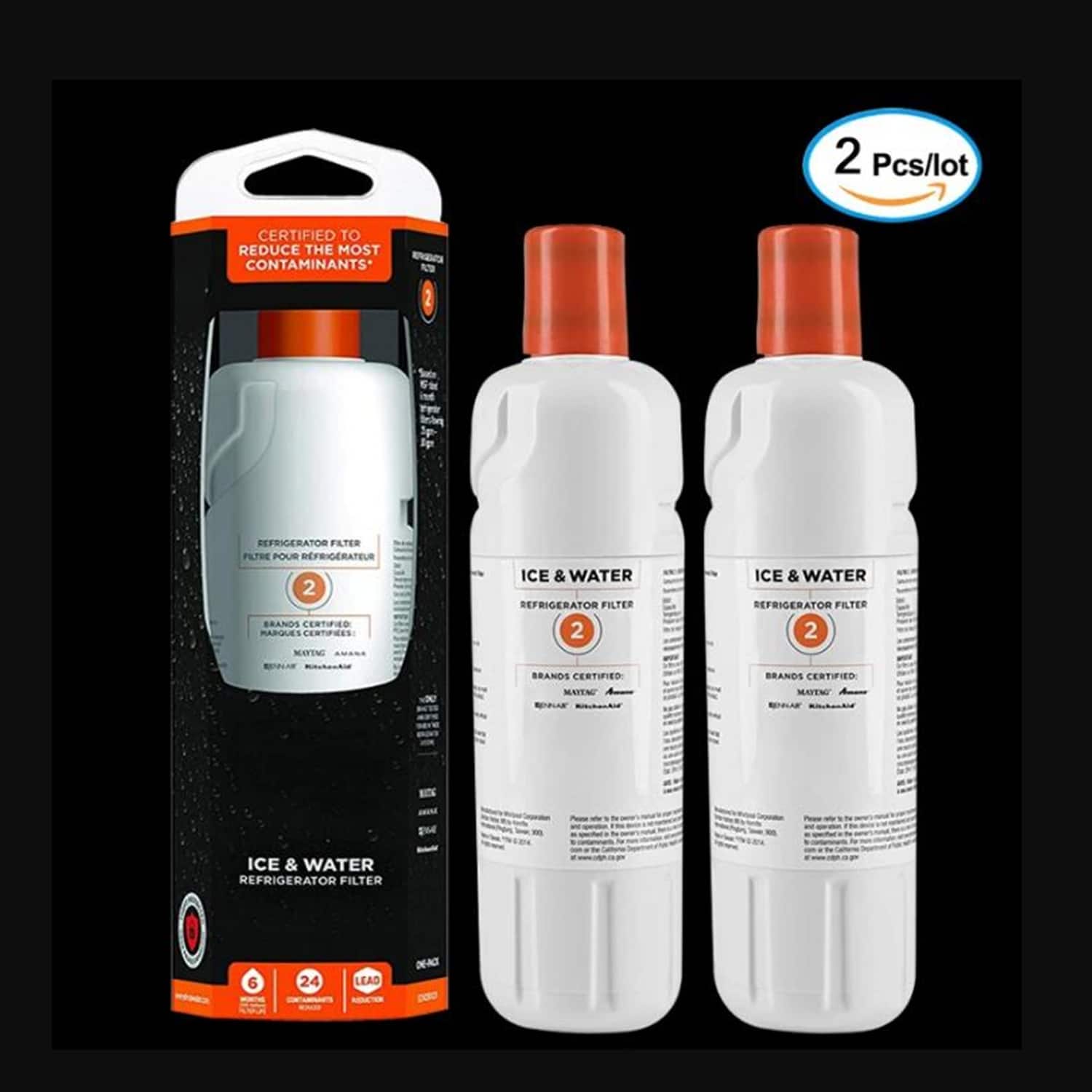 EveryDrop EDR2RXD1 Ice and Water FILTER 2 P9RFWB2L (Pack of 2) 2