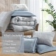 preview thumbnail 30 of 29, Madison Park Perryn 7 Piece Jacquard Comforter Set