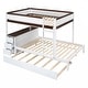 preview thumbnail 12 of 45, Full-Over-Full Bunk Bed with Twin size Trundle, Storage and Desk