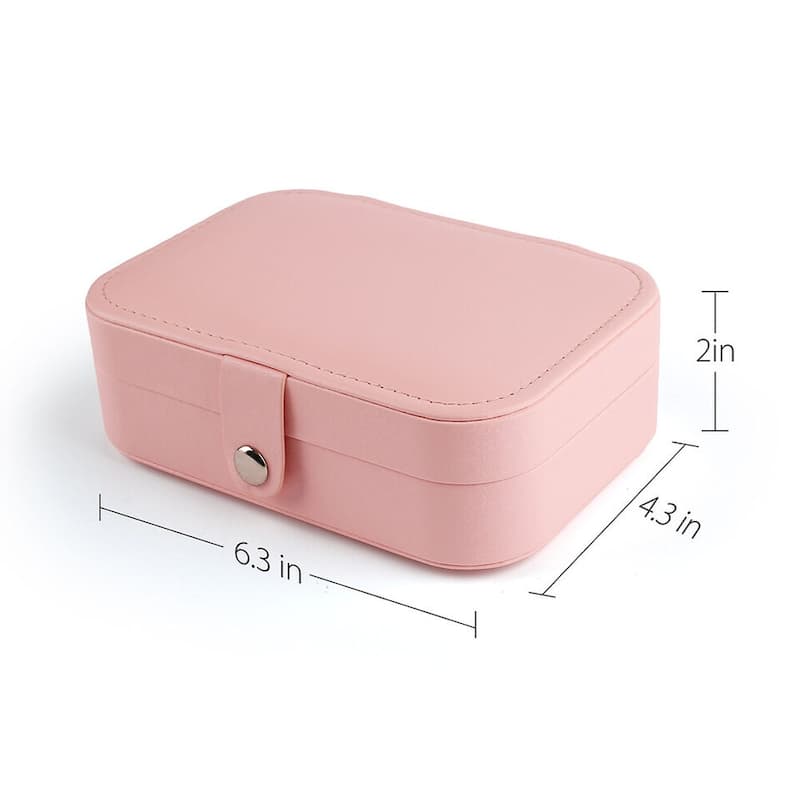Portable Velvet Jewelry Box Organizer - Bed Bath & Beyond - 40179768