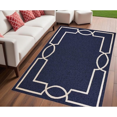 Bana Timeless Solid Weather Resistant Heritage-Inspired Hand-Woven Outdoor Rug - 5' X 7'