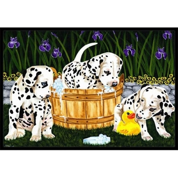 Carolines Treasures AMB1320MAT Pass the Soap Dalmatian Indoor or Outdoor Mat 18 x 27