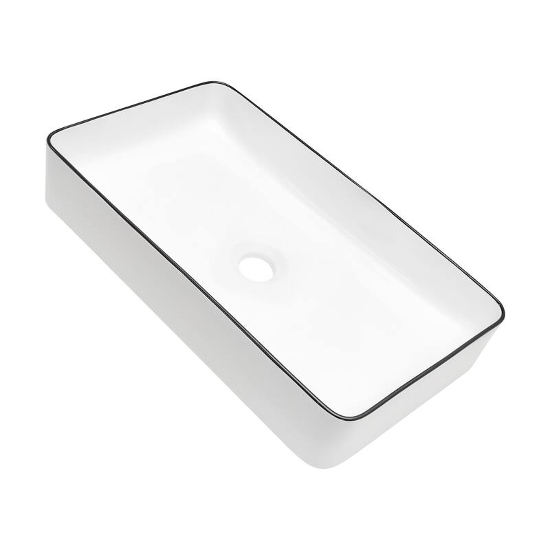 Ceramic Boat Shape Bathroom Sink