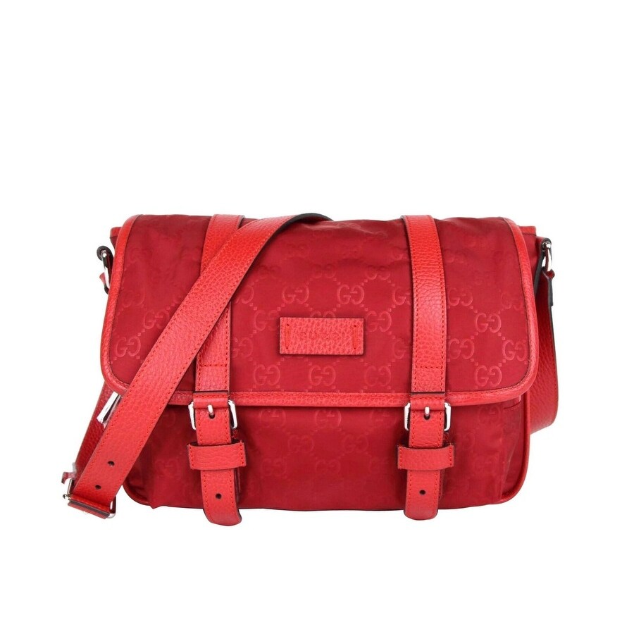 gucci red monogram bag